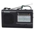 KCHIBO Portable 9 Band World Receiver Radio FM (TV1)/MW/SW1-7. 