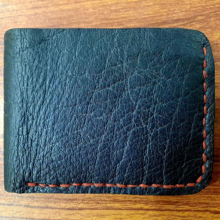 Pure leather handmade wallet