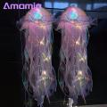 Amamia Jellyfish Lantern Soft Lighting Jellyfish LED Lamp Holiday Party Decoration. 