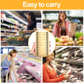 Metal Grocery List,Reusable Shopping List,Metal Sliding Shopping List Memory Reminder Board,Convenient Tools for Home Easy Install Easy to Use. 