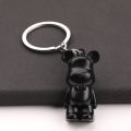 【HOT】 New Creative Zinc Alloy Violent Bear Keychains Exquisite Cute Car Key Ornaments Bag Pendant Cartoon Key Chains Jewelry Gift. 