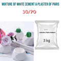 3 KG Mixture of White Cement & Plaster of Paris 30/70. 