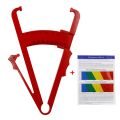 Fat Caliper Fitness Slim Measure Chart Body Fat Skinfold Tester Caliper Analyze. 