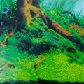 PVC Double Side Aquarium Background size 1.5x4 feet Poster Decoration Fish Tank Wall Lanscaping Decorative Background Poster. 