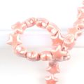 10pcs Cute Handmade Craft Star Beads Ceramic Cartoon Design Ceramic Spacer Loose Beads Fashion Bracelet Making Kit Jewelry Making Material Gift. 