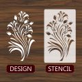Lily Flower Plant Reusable Stencil Airbrush Painting Wall Art DIY Home Decor Scrap booking Album Crafts ID 083. 