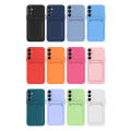 For Samsung Galaxy A05s Wallet Card Slot Silicone Back Cover For SamsungA05s GalaxyA05s Camera Shockproof Portable Card Case Soft Shell. 