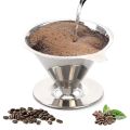 Pour over Coffee Dripper Reusable Drip Cone Coffee Filter Portable Pour over Coffee Maker Home Office Camping. 