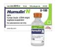 Humalin N vial 10 ml 1000 units. 