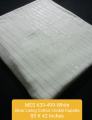 Sliver Tilla Lining-Cotton Crinkle Dupatta-Full Size-White Color-Dyeable-2.50 Gaz. 
