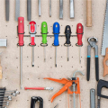 4 Pcs Screwdriver Holder Pegboard Multi-Tool Holder Accessory Pegboard Accessories Multi-Ring Tool Holder for Pegboard. 