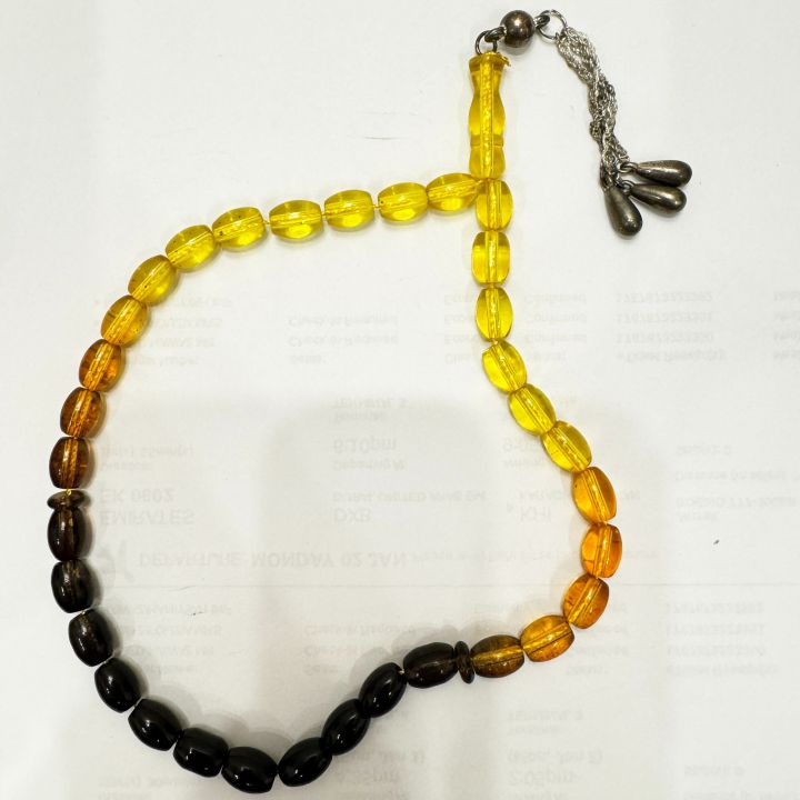 TASBEEH - CRYSTAL BEADS - TASBIH - FANCY TASBEH - 100 BEADS
