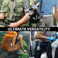Retractable Keychain Key Chain Heavy Duty Metal ID Badge Holder Key Reel, Carabiner Keychain with Belt Clip, 27.5Inch Steel Cord. 