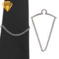 BODHI Necktie Clutch Non-oxidizing Men Tie Chain Tack Clip Locking Pin. 