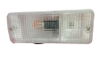 Front bumper indicator lights white for Suzuki Bolan / Ravi / chamber / Potohar jeep 2 pcs pair. 