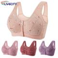 Nursing Bra Wire Free Open Front Seamless Mother Breastfeeding Brassiere. 