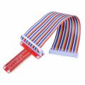 RPi GPIO Breakout Expansion Board + 40pin Flat Ribbon Cable for Raspberry Pi 4 3 2 Model B B+. 