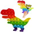 Premium Quality Bigger Size Pop it Dinosaur Fidget Toy. 