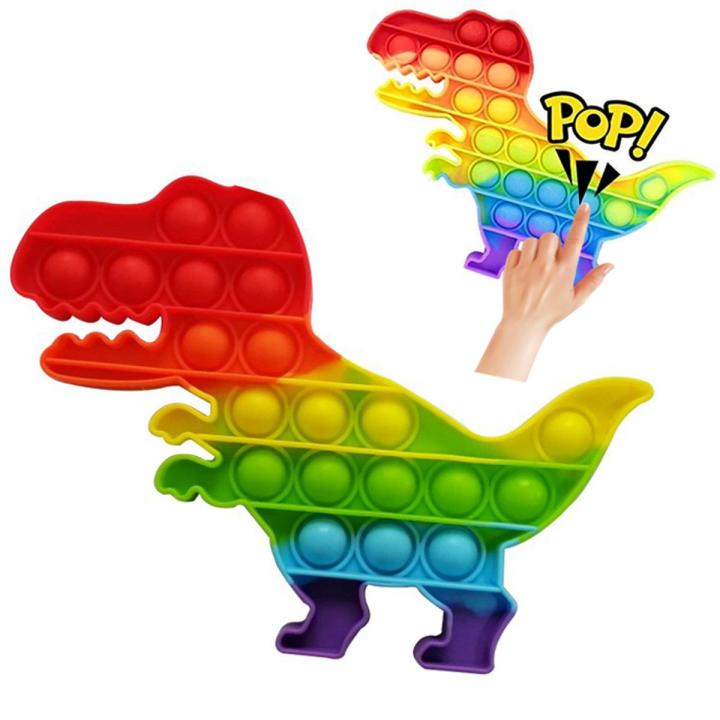 Premium Quality Bigger Size Pop it Dinosaur Fidget Toy