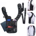 Anti-theft Hidden Shoulder Holster/Wallet, Underarm Portable Backpack Concealed Pack for Travel/ Outdoors- Black. 