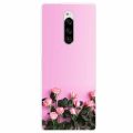 For Sony Xperia 1 Case 6.5'' Cute Fashion Clear Soft TPU Phone Cover For Sony SOV40 Back Cases Xperia1 J8110 Silicone Flower New. 