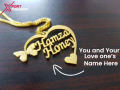 Customize Couple Heart Name Necklace With Butterfly Best Personalized Gift For Wife Anniversary Gift Valentine's day Gift. 
