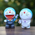 Anime Space Dingdang Handmade Model Creative Football Painter Robot Cat Doll Desktop Cake Decoration Ornament. 