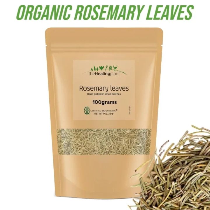 Organic Rosemary Leaves 100g For Strong Hairs / Imported Rosemarry Leaves For Hair Growth
