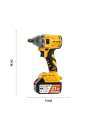 Brushless Electric Wrench Lithium Battery Charging Wrench Impact Auto Repair High Torque Rack Tool Sleeve Wind Cannon. 