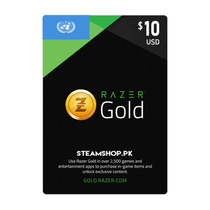 USD 10 Razer Gold Gift Card GLOBAL