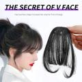 Air Bangs Wig Female Net Red Natural Fake Bangs Invisible No Trace Forehead Wig Piece Ultra-thin Head Curtain Summer. 