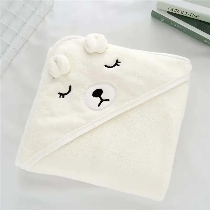 AngelsAttire%20Cartoon%20Animal%20Kids%20Soft%20Fast%20Absorbing%20Microfiber%20Coral%20Fleece%20Baby%20Hooded%20Bath%20Wrap%20Baby%20Towel"%20-%20Image%205