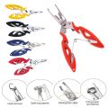 【Footprint】 Lure Bait Cutter Angle Hook Remover Fly Line Wire Control Fisherman Braid Scissor Multi Tool Opener Tackle Fish Plier Split Ring. 