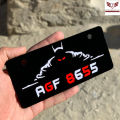 Customize New 3D Batman Bike Number plate Fancy Number plate For all bikes. 