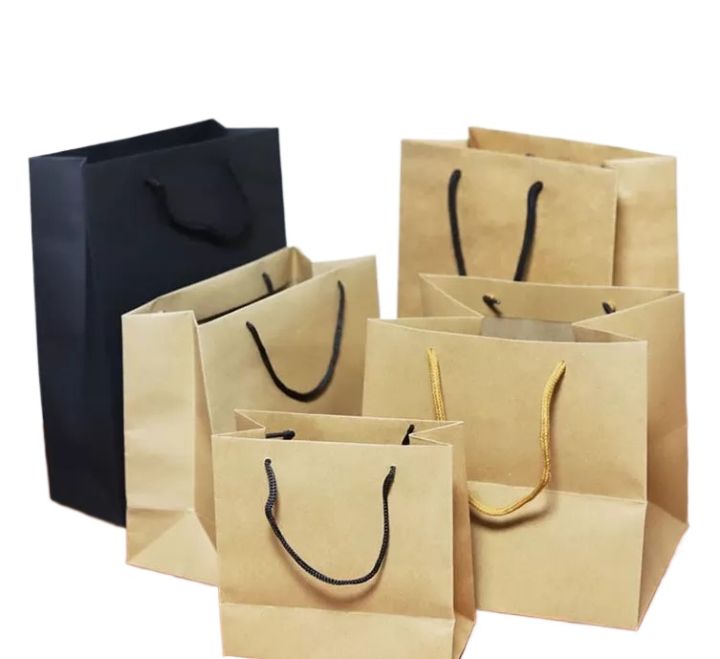 Kraft paper Bags Different sizes PACK OF 3 PCS Daraz.pk