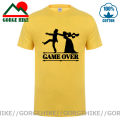 Game Over Tees Men Bride Tops Groom Bachelor Clothing Funny Bachelorette Party T Shirt Marriage Gray Tshirt Husband Wife T-shirt. 