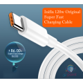 Infinix 120W USB A to Type C Fast Charging Cable - Compatible with Infinix Devices. 