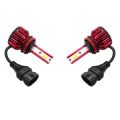 G4C H8/H9/H11 COB LED Headlight Bulbs Escort 100W 26000LM 6000K Car Headlight Kit(2PCS). 