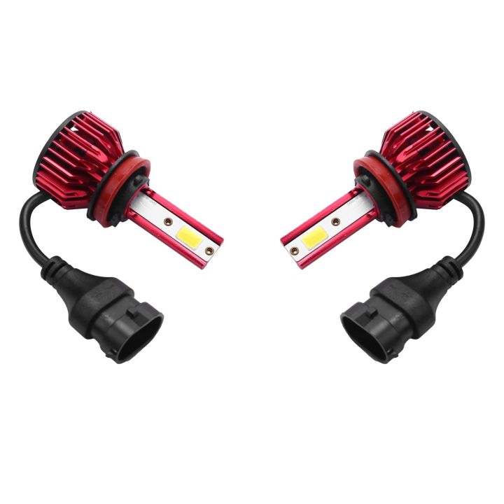 G4C H8/H9/H11 COB LED Headlight Bulbs Escort 100W 26000LM 6000K Car Headlight Kit(2PCS)