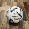 AL Rihla FIFA World cup Football White Match Soccer Ball 2022 Size 5 with free Nozzle by King Sports. 