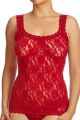 GlamourSecrets Women's Soft Net Classic Summer Sleeveless  Inner wear Lace Soft Stretchy Tank Tops  Free Size Camisole shameez slip for girls ladies in multi colors. 