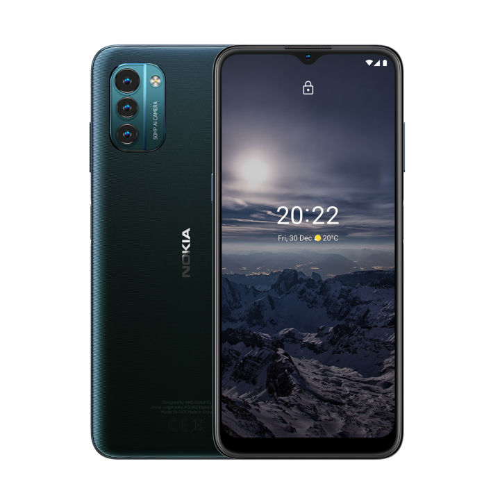 Nokia G21 6.5” HD+, 90Hz refresh rate, 18W Quick Charging. 4GB RAM and 128GB Storage, 5050mAh, 50MP Triple Camera - PTA Approved