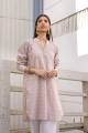 Alkaram Studio Pret 1 PC Printed Lawn Kurti GFKU5654. 