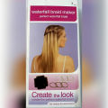 Waterfall  braid maker. 