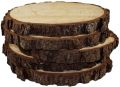 Natural Wood Slices (12 Pcs, 3–5 Inches) – Rustic DIY Craft Kit for Wedding Decor, Art Projects & Ornaments. 