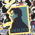 Sherlock Holmes TV Show DIY Sticker Water Proof Decal Vinyl for Car Skateboard, Phone, Laptop, Luggage & Guitar – 50 Pieces. 