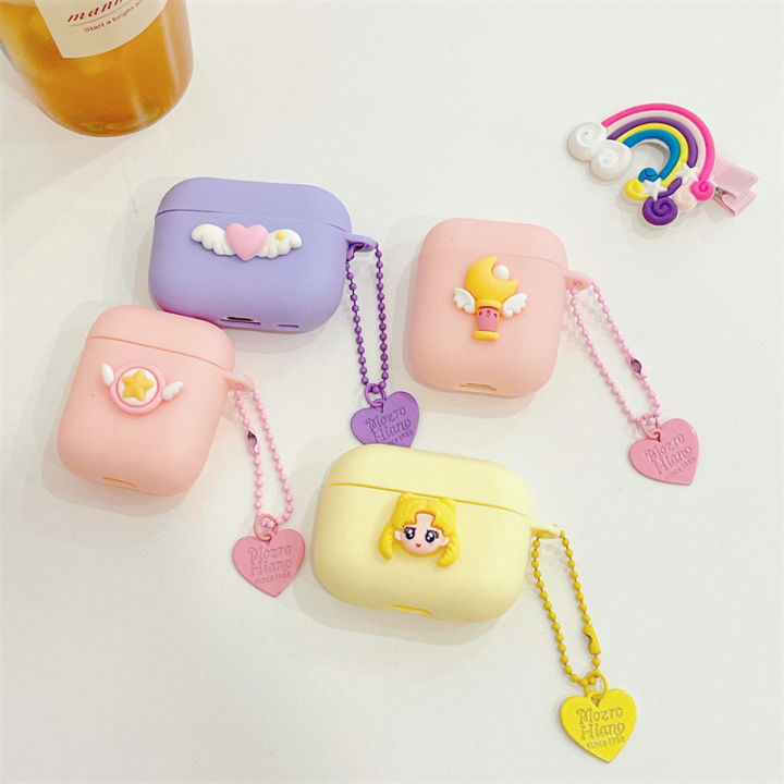 Cartoon Sailor Moon Magical Girl Earphone Case For Pro2 Case For 3 3rd Generation Airpod 2 1 Case