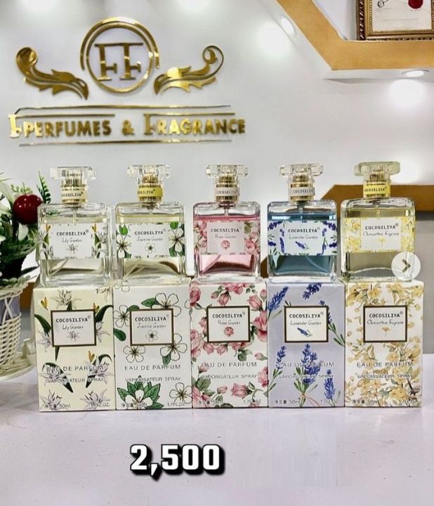 COCo GXGX Lily Garden Fregrace  Perfume , Floral and Lily Fragrance, 5 Pcs Pack