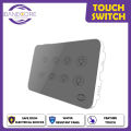 Danecore 8 Gang Touch Switch – Modern Design Non WiFi Touch panel Button, Wall light Switch. 