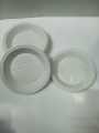 50pcs Disposable Plastic Plates Multi Sizes Small Medium and Large Disposable Plastic Plates. 